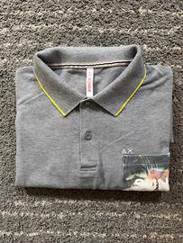 Polo uomo SUN68 grigia taglia XL originale