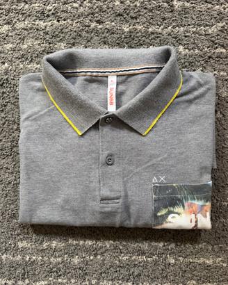 Polo uomo SUN68 grigia taglia XL originale