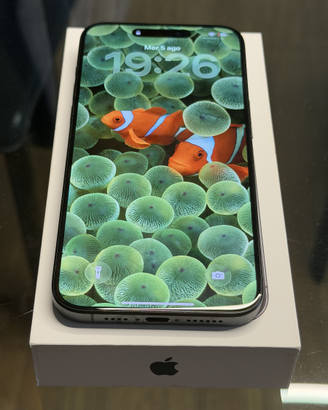 iPhone 15 Pro Max 256 GB Titanio Nero