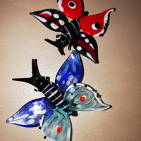 Farfalle in vetro