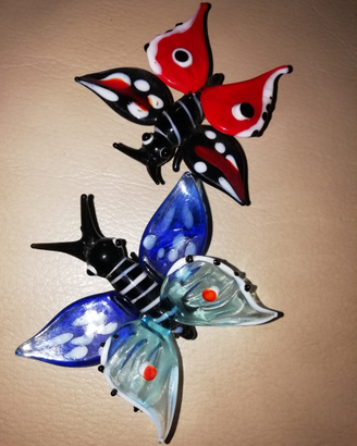 Farfalle in vetro