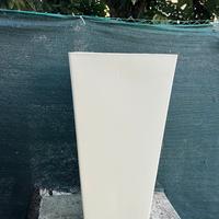 Vaso plastica bianco