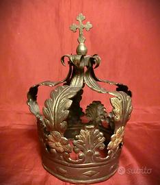 CORONA PER STATUA OTTONE DORATO 1700 – sec. XVIII