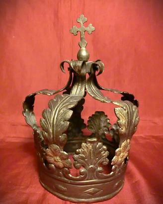 CORONA PER STATUA OTTONE DORATO 1700 – sec. XVIII