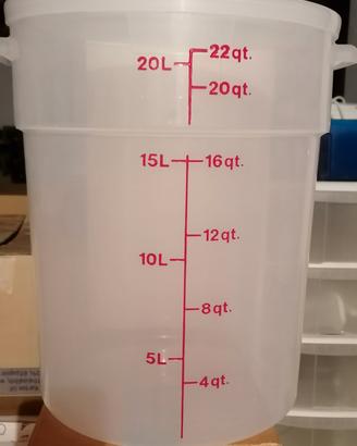 Contenitore Cambro 20,8 lt. 