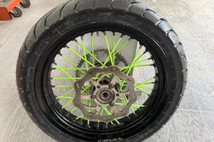 RUOTE DA MOTARD REXFELGEN 17" - PIRELLI/DUNLOP