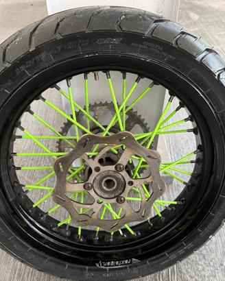 RUOTE DA MOTARD REXFELGEN 17" - PIRELLI/DUNLOP