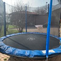 Tappeto elastico con protezione