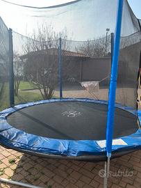 Tappeto elastico con protezione