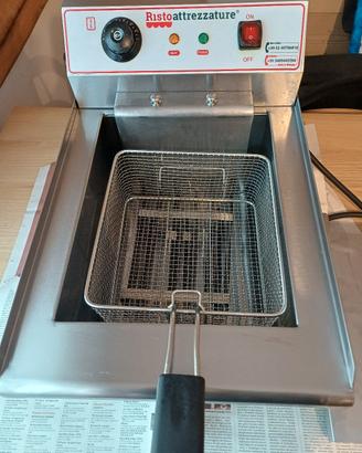 Friggitrice elettrica professionale 16 lt da banco