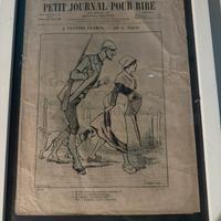 Riviste d’epoca incorniciate francese