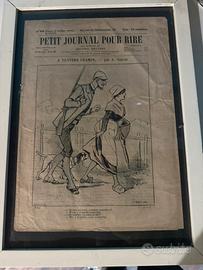 Riviste d’epoca incorniciate francese