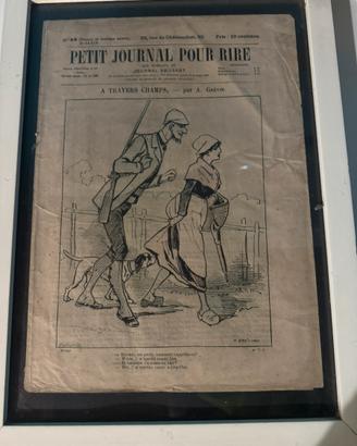 Riviste d’epoca incorniciate francese