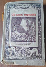 LIBRO  D’EPOCA  – Teofilo GAUTIER - Gli Amori Impo