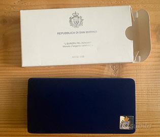 Monete argento S.Marino 1999 Europa Domani
