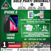 Iphone 8 128gb nero - totalmente originale