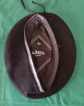 basco militare nero 