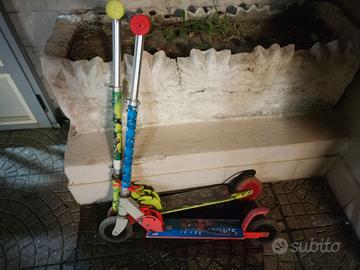 Monopattino spiderman e tartarughe ninja