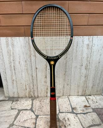 Racchetta Tennis Vintage Maxima Superba in Legno
