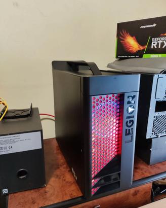 Pc gaming e studio Lenovo Legion Nvidia