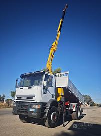 IVECO EuroCargo 170E27 Gru + Ribaltabile trilatera