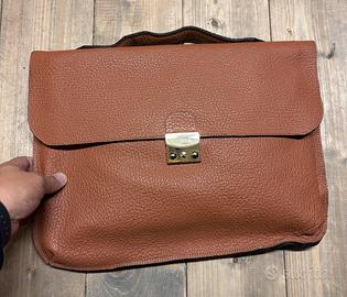 Borsa Ventiquattrore / Cartella in Vera Pelle