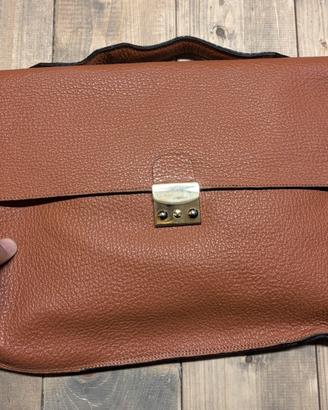 Borsa Ventiquattrore / Cartella in Vera Pelle