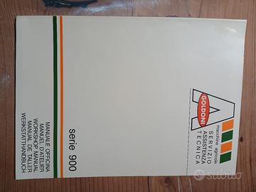Manuale di officina originale Goldoni serie 900