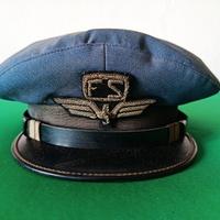 Vecchio Berretto Ferrovia Cappello Fs