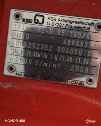 pompa KSB Trialine modello N65