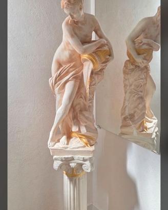 Statua foglia oro