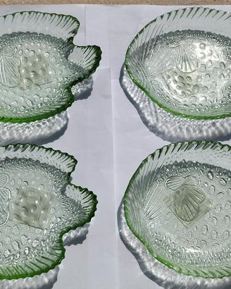 Set 4+1 Piatti Pesce Vintage 