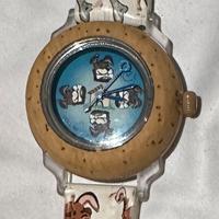 Orologio NICE in sughero, cane, ossa, nuovo