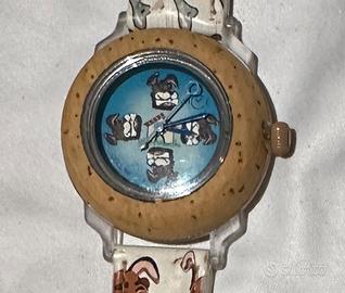 Orologio NICE in sughero, cane, ossa, nuovo