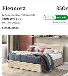 letto matrimoniale 