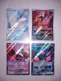 Lotto di 4 Carte Pokemon Ita Illustrazioni Rare