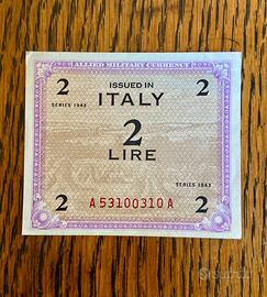 Banconota da 2 Lire del 1943