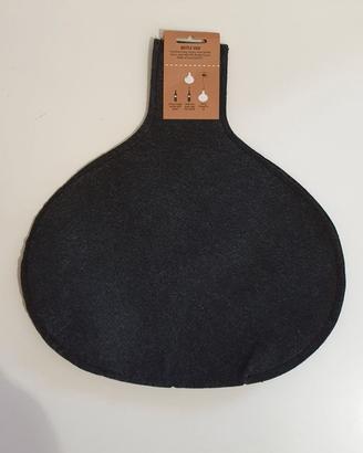 Vaso in stoffa nero
