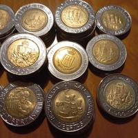 monete di San Marino da 200/500/1000 lire 