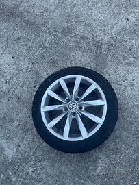 Cerchi originali Volkswagen 17″ + gomme invernali