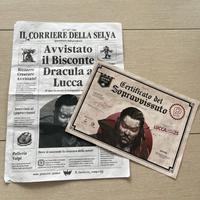 Rivista e attestato Vampire Survivors