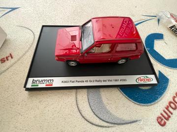 K003 MODELLINO FIAT PANDA 45 GR.2 RALLY DEI VINI 1