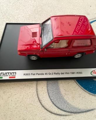K003 MODELLINO FIAT PANDA 45 GR.2 RALLY DEI VINI 1