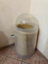 Campana in vetro  antica fine 800