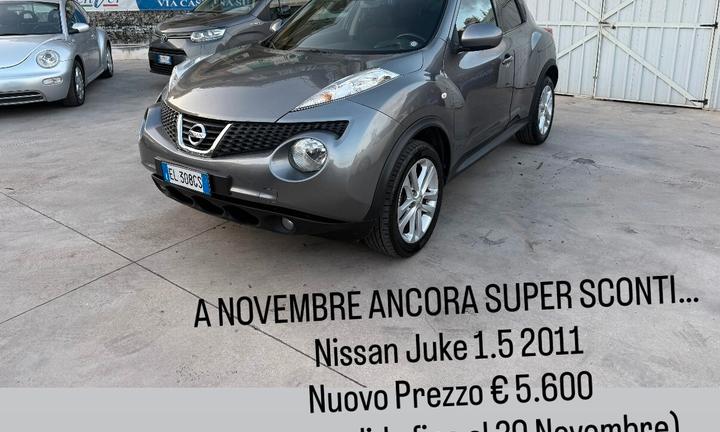 JUKE 1.5 DIESEL 159.000KM ANNO 2011-IMPECCABILE
