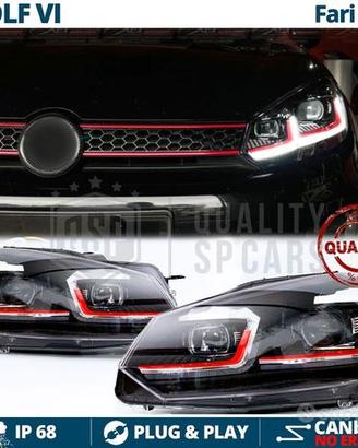 FARI LED Per Golf 6 TRASFORMAZIONE in Golf 7 GTI