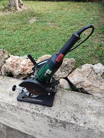 Smerigliatrice con supporto 