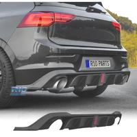 DIFFUSORE VOLKSWAGEN VW GOLF 8 VIII LOOK CS NERO L