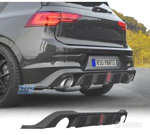 DIFFUSORE VOLKSWAGEN VW GOLF 8 VIII LOOK CS NERO L