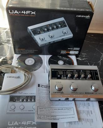 Scheda audio Edirol UA 4FX usb inusata